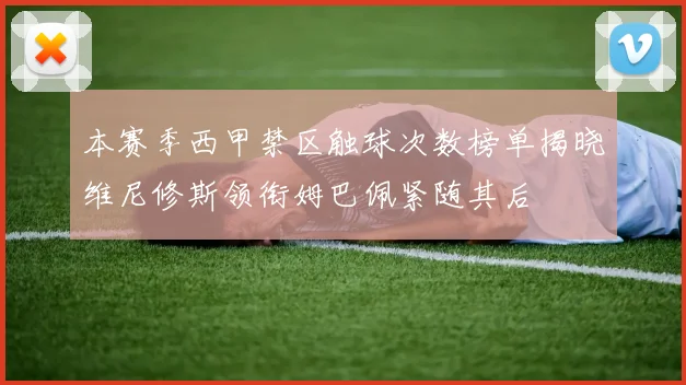 本赛季西甲禁区触球次数榜单揭晓维尼修斯领衔姆巴佩紧随其后